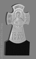 Стела "Крест с ликом ЧПУ"